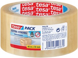 Verpakkingstape tesapack Extra 66mx50mm tr 1 Rol