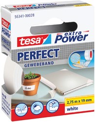 Textieltape tesa Perfect 2.75mx19mm wit 1 Stuk