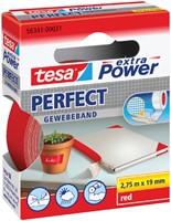 Textieltape tesa Perfect 2.75mx19mm rood 1 Stuk