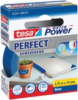 Textieltape tesa Perfect 2.75mx19mm blauw 1 Stuk