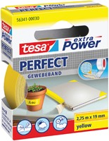 Textieltape tesa Perfect 2.75mx19mm geel 1 Stuk