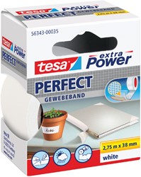 Textieltape tesa Perfect 2.75mx38mm wit 1 Stuk