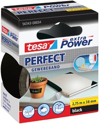 Textieltape tesa Perfect 2.75mx38mm zwart 1 Stuk