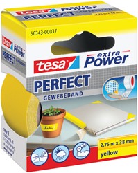 Textieltape tesa Perfect 2.75mx38mm geel 1 Stuk