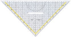 Geodriehoek Aristo 1648/2 met greep 325mm 1 Stuk