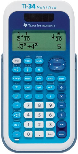Rekenmachine Texas TI-34 multiview 1 Stuk