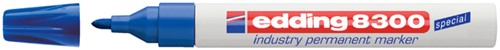 Viltstift edding 8300 industrie rond 1-3mm blauw 1 Stuk