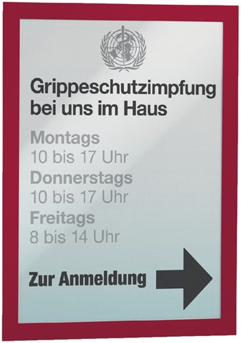 Duraframe Durable 487303 A3 rood 2st 2 Stuk