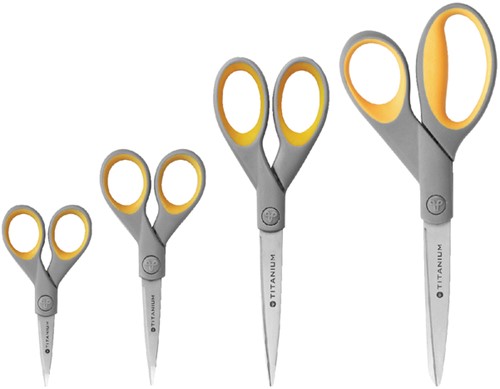 Kantoorschaar Westcott 210mm titanium 1 Stuk-2