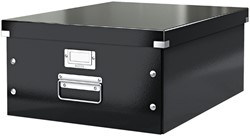 Opbergdoos Leitz Click & Store WOW groot 369x200x482mm zwart