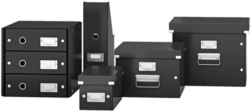 Hangmappenbox Leitz click & store WOW gerecycled karton 357x285x367mm zwart-3