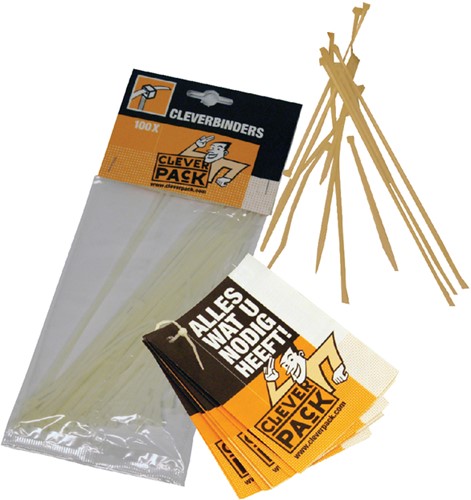 Inbindstrip CleverPack 10 20cm wt 100st 100 Stuk