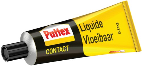 Contactlijm vloeibaar Pattex tube 50gr blister 1 Stuk