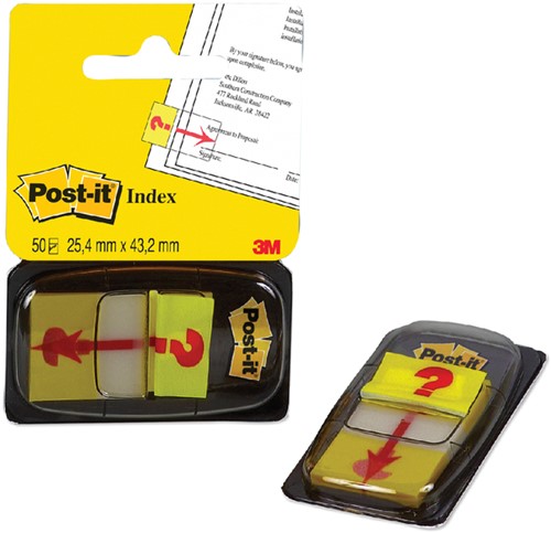 Indextabs Post-it 68031 " hier ondertekenen" geel 1 Stuk-2