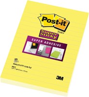 Memoblok Post-it 660 Super Sticky 102x152 geel 75 Vel-2