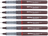 Fineliner rOtring Tikky Graphic 0.5mm 1 Stuk-2