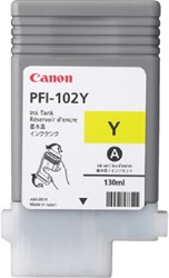 Inktcartridge Canon PFI-102 geel 1 Stuk