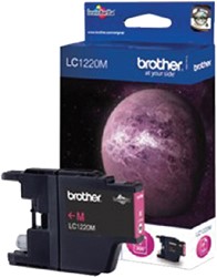 Inktcartridge Brother LC-1220M rood 1 Stuk