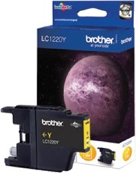 Inktcartridge Brother LC-1220Y geel 1 Stuk