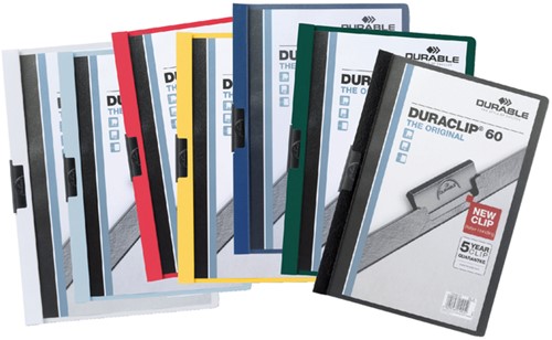 Klemmap Durable Duraclip A4 6mm 60v bl 1 Stuk-2