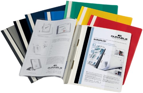 Snelhechtmap Durable Duraplus A4 grijs 1 Stuk-3