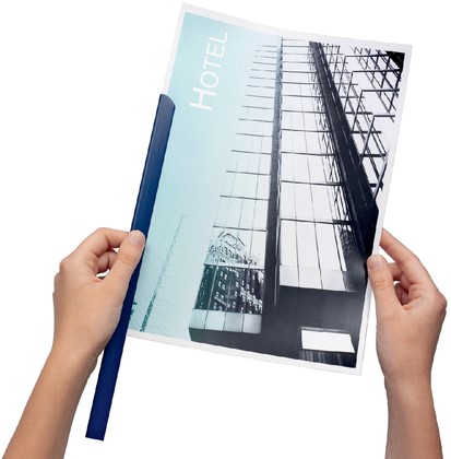 Klemrug Durable A4 6mm 60 vellen transparant 100 Stuk-2