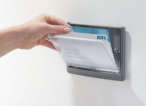 Deurbordje Durable Click sign 149x148.5mm grafiet 1 Stuk-2