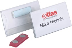 Badge Durable 8116 vlak met magneet 40x75mm 1 Stuk