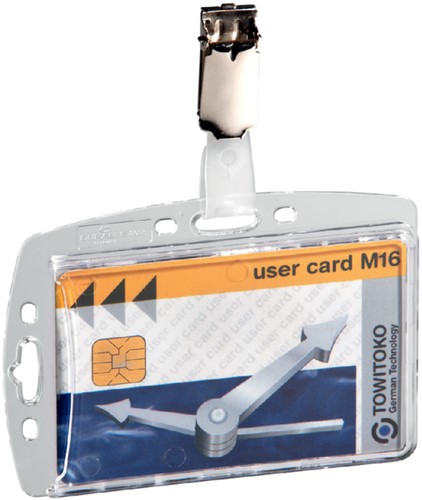 Veiligheidspashdr Durable 8005 dicht clip 54x85mm 1 Stuk-2