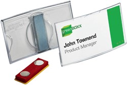 Badge Durable 8123 convex met magneet 40x75mm 1 Stuk