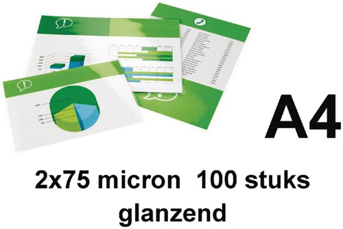 Lamineerhoes Quantore A4 216x303mm 2x75micron 100 Stuk-2