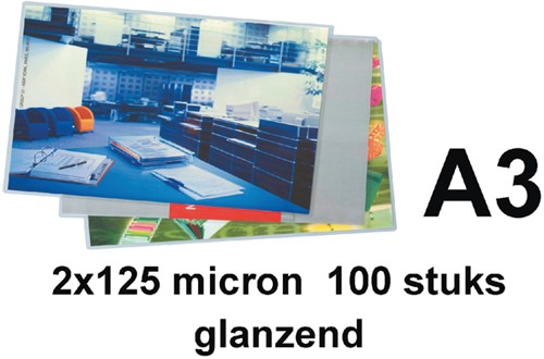 Lamineerhoes Quantore A3 2x125micron 100 stuks-2