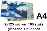 Lamineerhoes GBC A4 hi-speed 2x125micron 100 Stuk-2