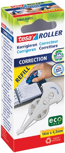 Correctietape navulling tesa eco 4.2mm hangdoosje 1 Stuk