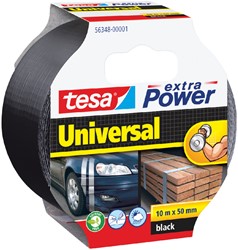 Duct tape tesa extra Power Uni 10mx50mm zwart 1 Rol