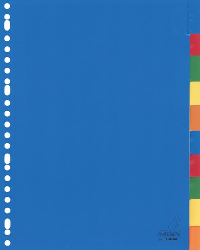 Tabblad Kangaro A410fm A4 23r PP 10dlg venster ass 1 Set