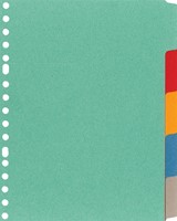 Tabblad Kangaro A5 17r P505M 5 delig ass karton 1 Set-2