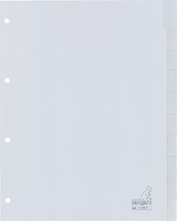 Tabblad Kangaro 4r G410F 10 delig venster grijs PP 1 Set