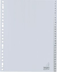 Tabblad Kangaro 23r G431CM 1 31 genummerd grijs PP 1 Set