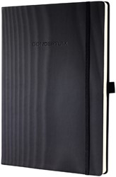 Notitieboek Sigel Conceptum Pure A4 lijn zwart 1 Stuk