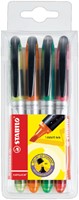 Markeerstift STABILO Navigator 545/4 assorti 4 Stuk