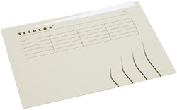 Vouwmap Secolor tabrand A4 recy karton 250gr gs 1 Stuk