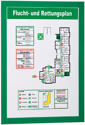 Duraframe Durable 487205 A4 groen 2 stuks 2 Stuk