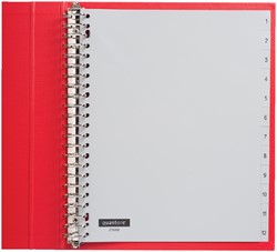 Tabblad Quantore A4 23r pp 1-12 extra breed grijs 1 Set