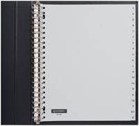 Tabblad Quantore A4 23r pp a-z extra breed grijs 1 Set