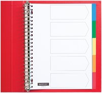 Tabblad Quantore 23rings pp 5-delig assorti 1 Set