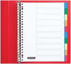 Tabblad Quantore 23rings pp 10-delig assorti 1 Set