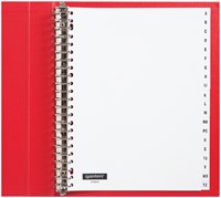 Tabblad Quantore 23rings pp a-z wt 1 Set