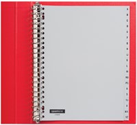 Tabblad Quantore 23rings pp a-z grijs 1 Set