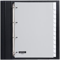 Tabblad Quantore 4rings pp 12delig+venster grijs 1 Set